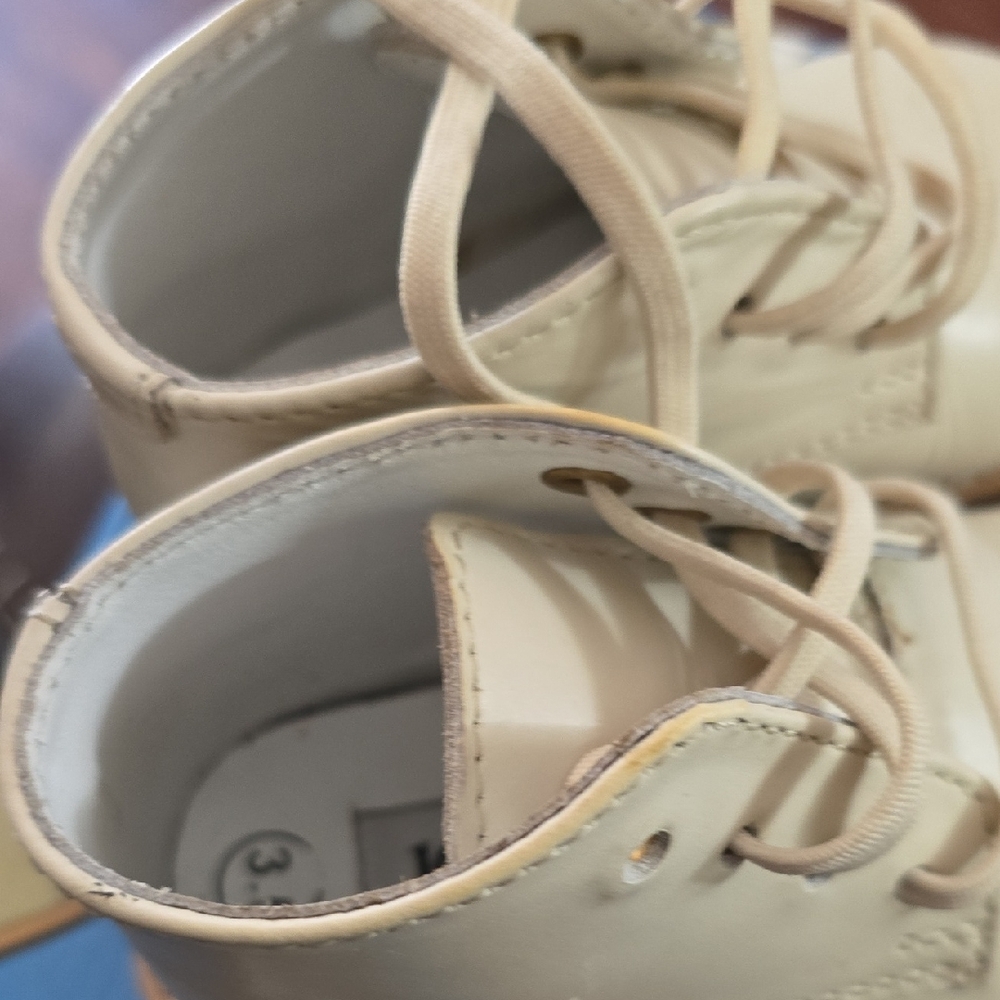 Stylish Cream Kids Shoes